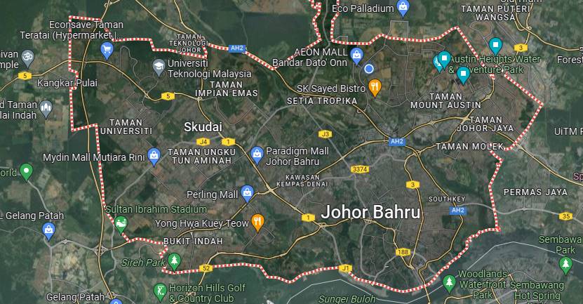Johor Bahru Seafront Commercial Land For Sales