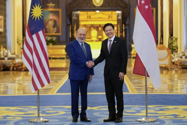 PM Lawrence Wong with Sultan Ibrahim