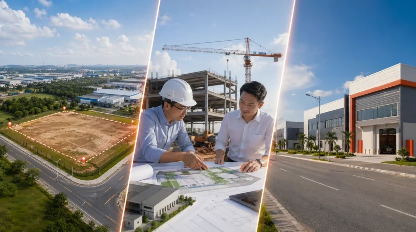 Flexible Options - Vacant Land, Build-to-Suit and Ready-Built Factories